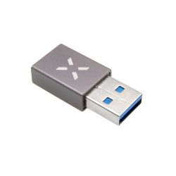 Fixed  Adapter (FIXA CU GR)  Type C to USB 3.0, 5Gbps, 2.4A, Aluminum Alloy  Grey Fixed  Adapter (FIXA CU GR)  Type C to USB 3.0, 5Gbps, 2.4A, Aluminum Alloy  Grey