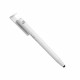 Fixed  Stylus Pen (FIXPEN WH)  for Phones and Tablets, 3 in 1, Compact Size  White