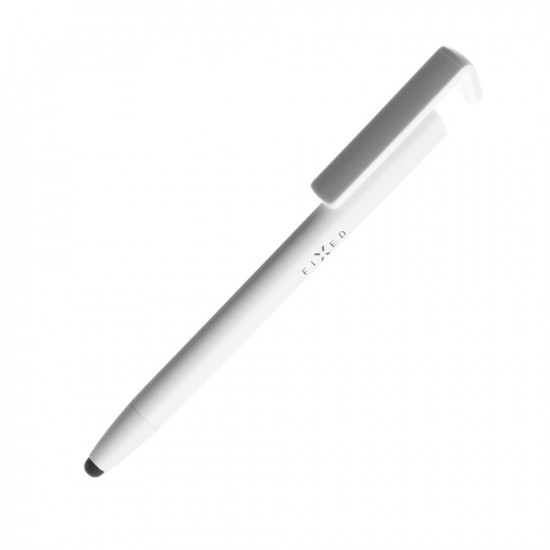 Fixed  Stylus Pen (FIXPEN WH)  for Phones and Tablets, 3 in 1, Compact Size  White