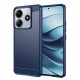 Techsuit  Carbon Silicone  Xiaomi Redmi Note 14  Blue