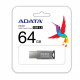 Adata  Memory Stick (AUV350 64G RBK)  USB 3.2 FlashDrive, 64GB, 90/40MB/s  Silver