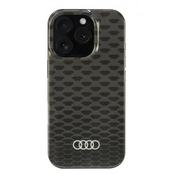 Audi IML Stitching Pattern MagSafe iPhone 16 Pro 6.3" black hardcase AU-IMLMIP16P-Q5/D3-BK