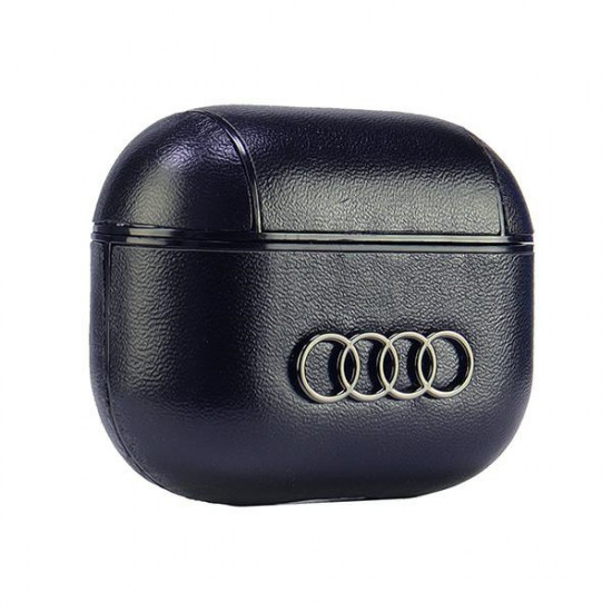 Audi Leather Big Logo AirPods 3 cover black AU-AP3-GT/D3-BK