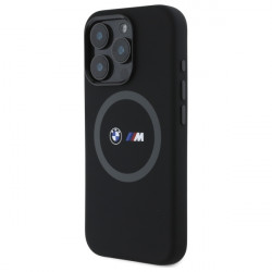 BMW BMHMP16L23SROK iPhone 16 Pro 6.3" black hardcase M Silicone Printed Ring MagSafe