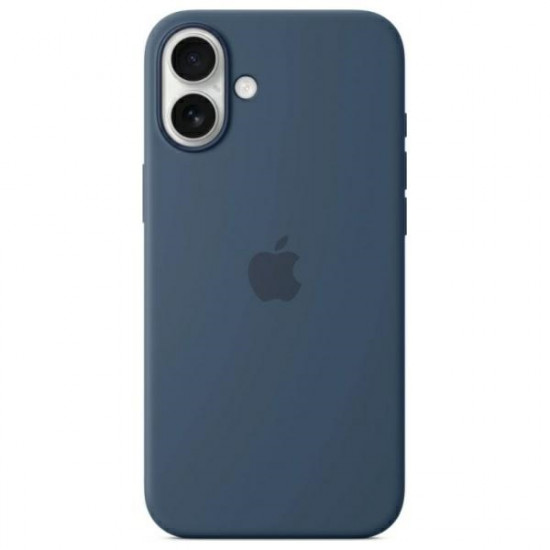 Apple MYY23ZM/A iPhone 16 6.1" MagSafe denim Silicone Case Apple MYY23ZM/A iPhone 16 6.1" MagSafe denim Silicone Case