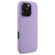 Guess GUHMP16LPSAHMCU iPhone 16 Pro 6.3"  purple hardcase Saffiano MagSafe