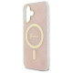 Guess GUHMP16MH4STP iPhone 16 Plus 6.7" pink hardcase IML 4G MagSafe