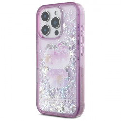 Hello Kitty HKHCP16LL50PPU iPhone 16 Pro  6.3" purple hardcase Liquid Glitter 50TH Anniversary Party