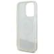 Hello Kitty HKHMP16LLGDIH iPhone 16 Pro 6.3" white gold hardcase Liquid Glitter Fever MagSafe