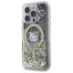 Hello Kitty HKHMP16LLGDIK iPhone 16 Pro 6.3" black gold hardcase Liquid Glitter Fever MagSafe