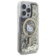 Hello Kitty HKHMP16LLGDIK iPhone 16 Pro 6.3" black gold hardcase Liquid Glitter Fever MagSafe