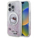 Hello Kitty HKHMP16LLSWKH iPhone 16 Pro 6.3" white hardcase Liquid Glitter Sweet Kitty Bows MagSafe