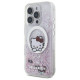 Hello Kitty HKHMP16LLSWKH iPhone 16 Pro 6.3" white hardcase Liquid Glitter Sweet Kitty Bows MagSafe