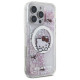 Hello Kitty HKHMP16LLSWKH iPhone 16 Pro 6.3" white hardcase Liquid Glitter Sweet Kitty Bows MagSafe