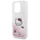 Hello Kitty HKHMP16LLSWKH iPhone 16 Pro 6.3" white hardcase Liquid Glitter Sweet Kitty Bows MagSafe