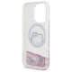 Hello Kitty HKHMP16LLSWKH iPhone 16 Pro 6.3" white hardcase Liquid Glitter Sweet Kitty Bows MagSafe