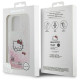 Hello Kitty HKHMP16LLSWKH iPhone 16 Pro 6.3" white hardcase Liquid Glitter Sweet Kitty Bows MagSafe