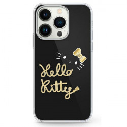 Hello Kitty HKHMP16XHGDIK iPhone 16 Pro Max 6.9" black hardcase IML Golden Diva MagSafe