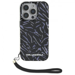 Karl Lagerfeld KLHCP16LHZBPKCCU iPhone 16 Pro 6.3" purple Zebra With Cord
