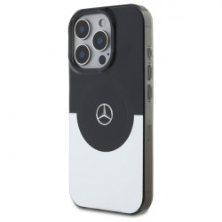 Mercedes MEHMP16X23HBIGK iPhone 16 Pro Max 6.9" czarny black silver hardcase Doubel Layer BiColor MagSafe