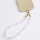 UNIQ Coehl Perla Handstrap universal cord for phone on hand white pearl