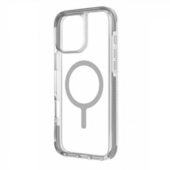 UNIQ Cover Combat iPhone 16 Pro Max 6.9" Magclick Charging stone grey