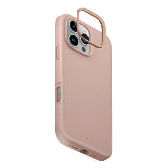 UNIQ Cover Lino Hue iPhone 16 Pro Max 6.9" Magclick Charging blush pink