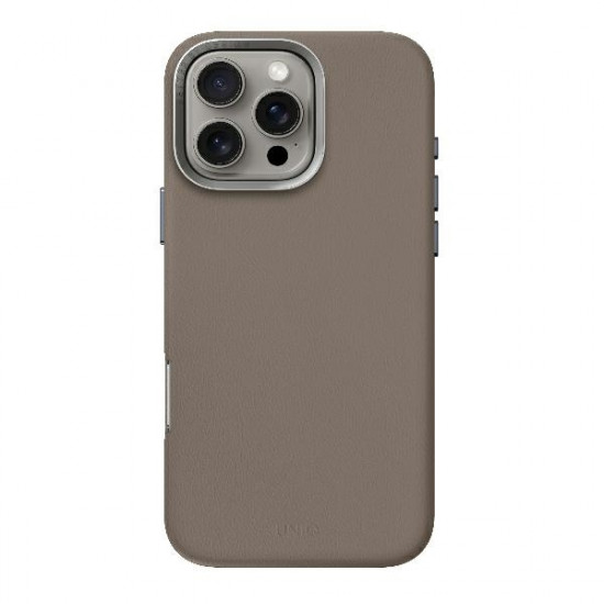 UNIQ Cover Lyden iPhone 16 Pro 6.3" Magclick Charging flint grey