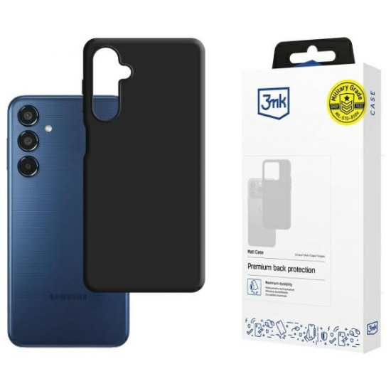 3MK Matt Case Samsung Galaxy M35 5G M356  black