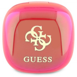 Guess Bluetooth headphones GUTWSJ144ESF TWS + docking station fuschia Iridescent 4G Printed Logo