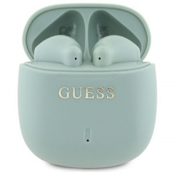 Guess Bluetooth headphones GUTWSJ14ESGN TWS + docking station green Printed Classic Logo