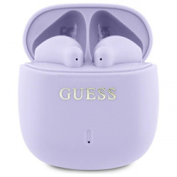 Guess Bluetooth headphones GUTWSJ14ESGU TWS + docking station purple Printed Classic Logo
