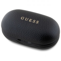 Guess Bluetooth headphones GUTWSPGTSPSK TWS + docking station black Grained Classic Logo