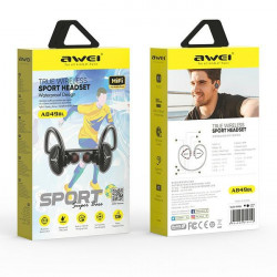 AWEI Bluetooth sports headphones A849BL black