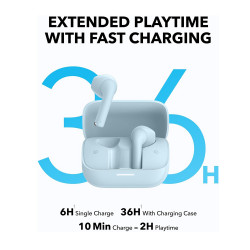 Anker  Wireless Earbuds SoundCore K20i (A3994G31)  Bluetooth 5.3, Dual Mic, Noise Cancellation, IPX5  Blue