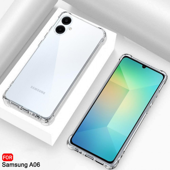 Techsuit  Shockproof Clear Silicone  Samsung Galaxy A06  Clear