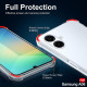 Techsuit  Shockproof Clear Silicone  Samsung Galaxy A06  Clear