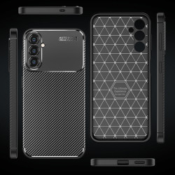 Techsuit  CarbonFiber  Samsung Galaxy S24 FE  Black