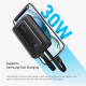 Anker  Power Bank (A1681G11)  2x USB C, Lightning, USB, 30W, 20000mAh  Black