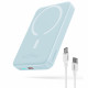 Baseus Power Bank Mini Air (P10059001313 00) Type C, MagSafe Charging, 20W, 10000mAh, with Cable Type C, 30cm Blue Baseus Power Bank Mini Air (P10059001313 00) Type C, MagSafe Charging, 20W, 10000mAh, with Cable Type C, 30cm Blue