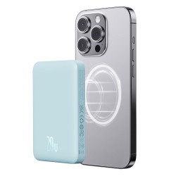 Baseus  Power Bank Mini Air (P10059001313 00)  Type C, MagSafe Charging, 20W, 10000mAh, with Cable Type C, 30cm  Blue