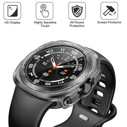 Techsuit Defense360 Pro + Screen Protector Samsung Galaxy Watch UltraΒ (47mm) Clear Techsuit Defense360 Pro + Screen Protector Samsung Galaxy Watch UltraΒ (47mm) Clear