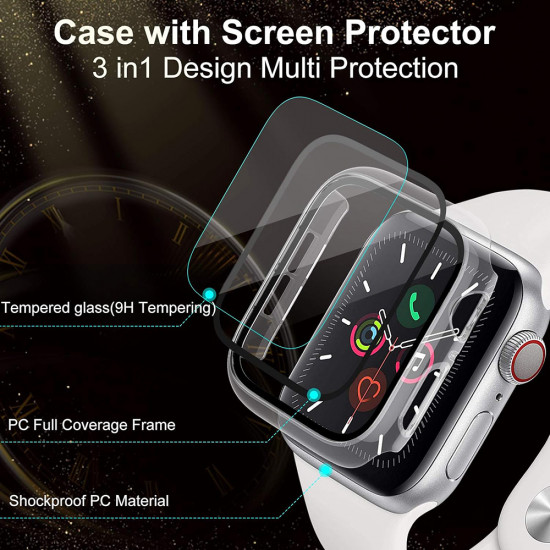 Techsuit  Defense360 Pro + Screen Protector  Xiaomi Watch S3  Black