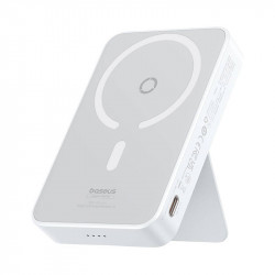 Baseus  Power Bank MagPro Magnetic PPCXZ05 (P10064101223 00)  USB C, 5000mAh, 20W, MagSafe, Cable Type C, 3A, 30cm  White Baseus  Power Bank MagPro Magnetic PPCXZ05 (P10064101223 00)  USB C, 5000mAh, 20W, MagSafe, Cable Type C, 3A, 30cm  White