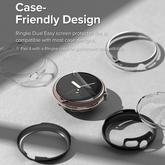 Ringke Dual Easy Film (3 pack) Google Pixel Watch 3 45mm Clear Ringke Dual Easy Film (3 pack) Google Pixel Watch 3 45mm Clear