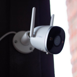 Imou  Outdoor Camera Bullet 2E (IPC K3DP 5H0WF)  5MP, Built in Mic, Human Detection, Night Vision  White