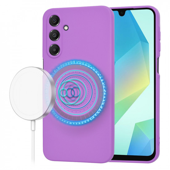 Techsuit SoftFlex MagSafe Samsung Galaxy A16 4G / A16 5G Purple Techsuit SoftFlex MagSafe Samsung Galaxy A16 4G / A16 5G Purple