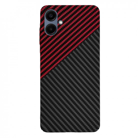 Techsuit  Carbonite FiberShell  Samsung Galaxy A06  Red Vortex