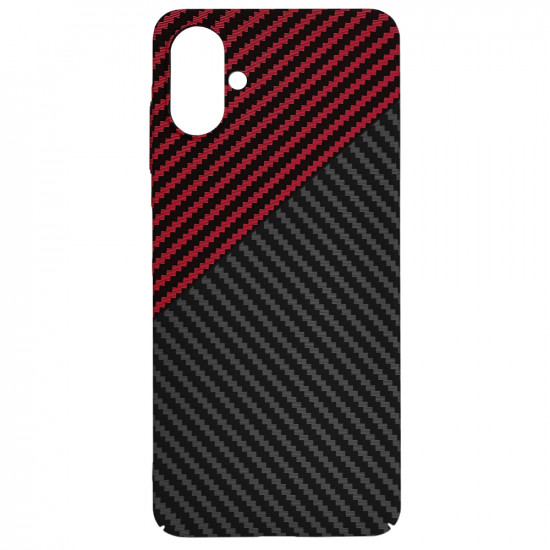 Techsuit  Carbonite FiberShell  Samsung Galaxy A06  Red Vortex