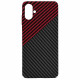 Techsuit  Carbonite FiberShell  Samsung Galaxy A06  Red Vortex